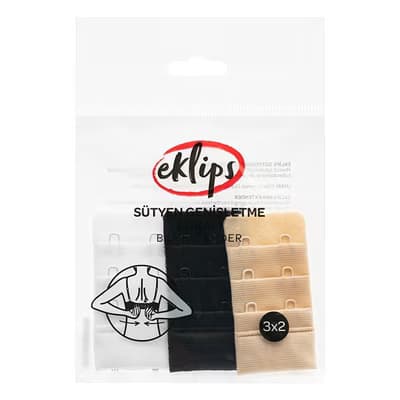 Eklips Sütyen Uzatma Agrafı 3 x 2 - Gratis
