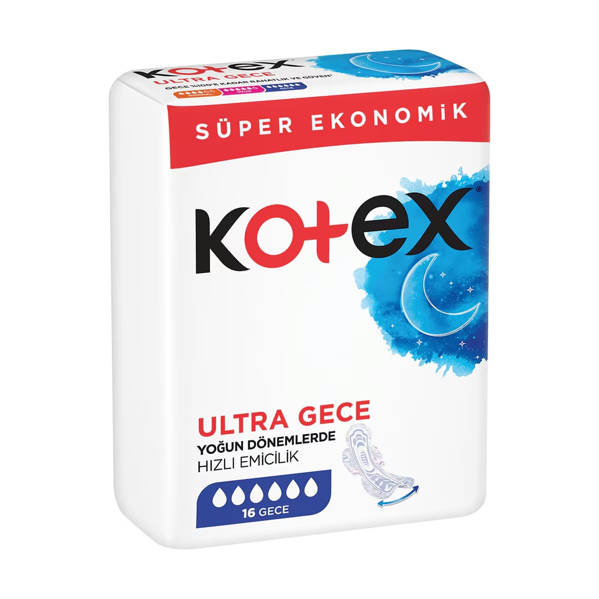 Kotex Ultra Quadro Gece 16 adet     2