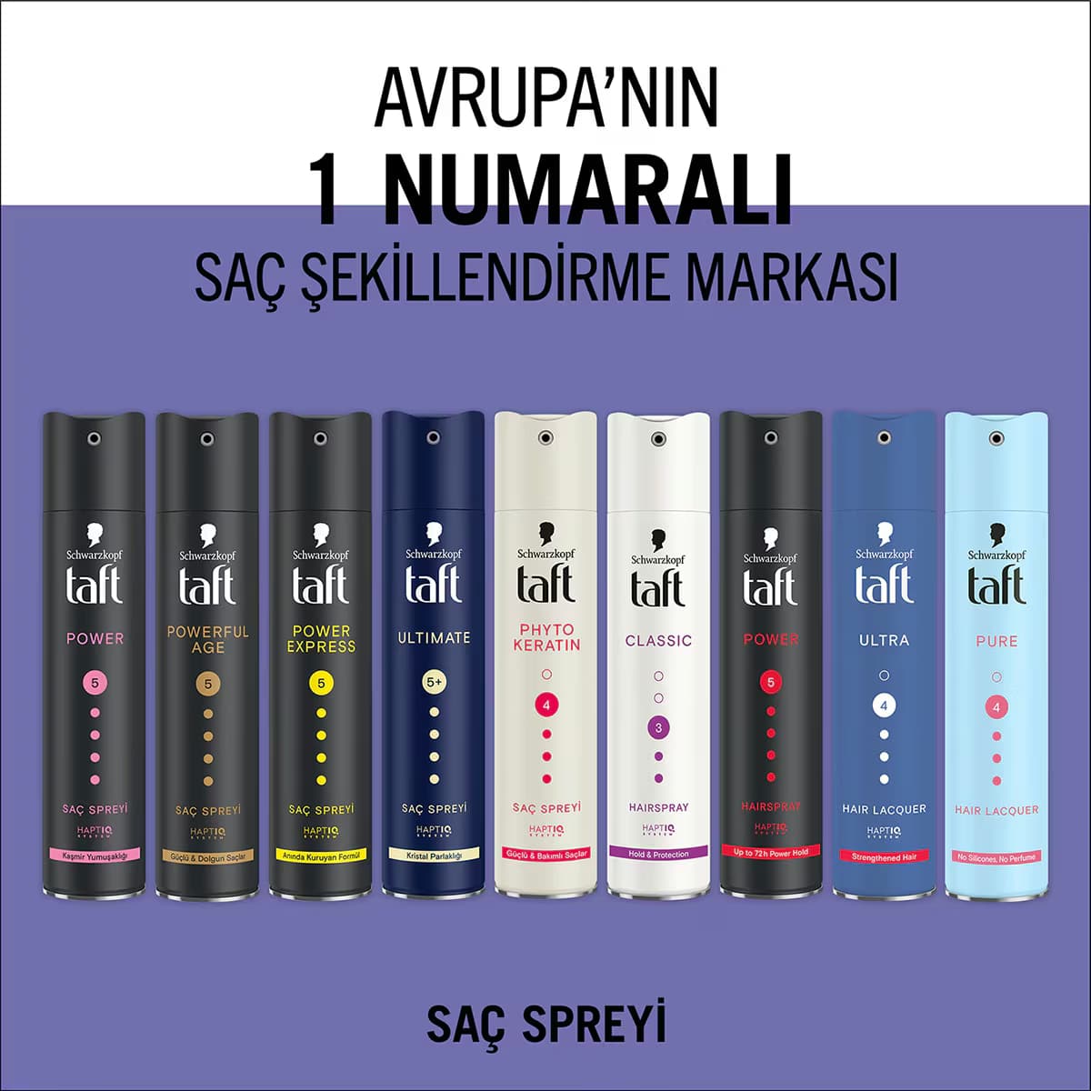 Taft Ultimate Sprey 250 ml 5