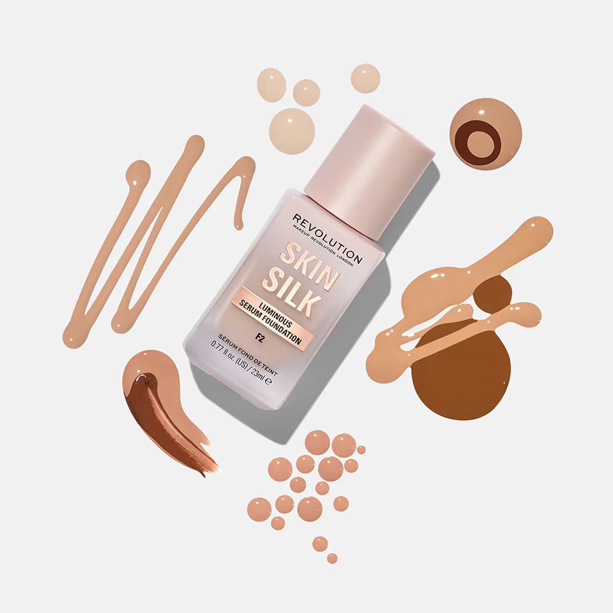 Revolution Skin Silk Serum Fondöten F2 4