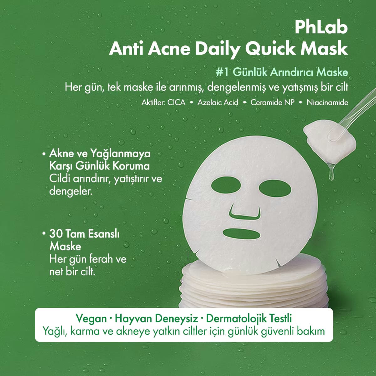 Ph Lab Anti Akne 30'lu Maske 360 ml 3