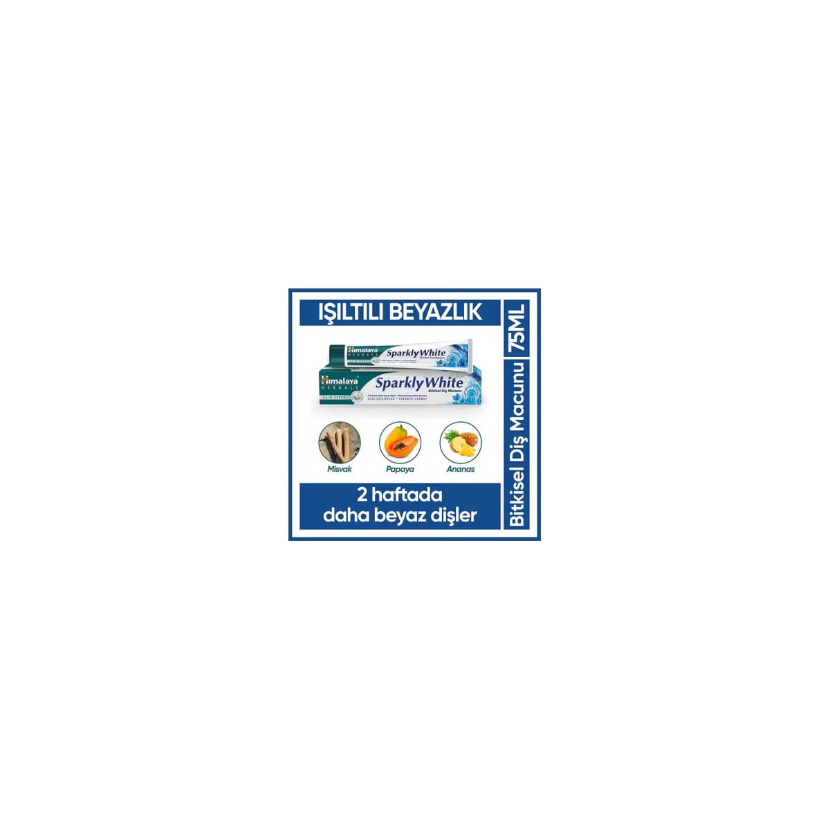 Himalaya Işıltılı Beyazlık Diş Macunu 75 ml 3