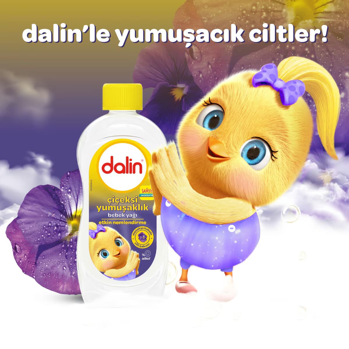 Dalin Bebek Yağı Çiçeksi Yumuşaklık 300 ml 2