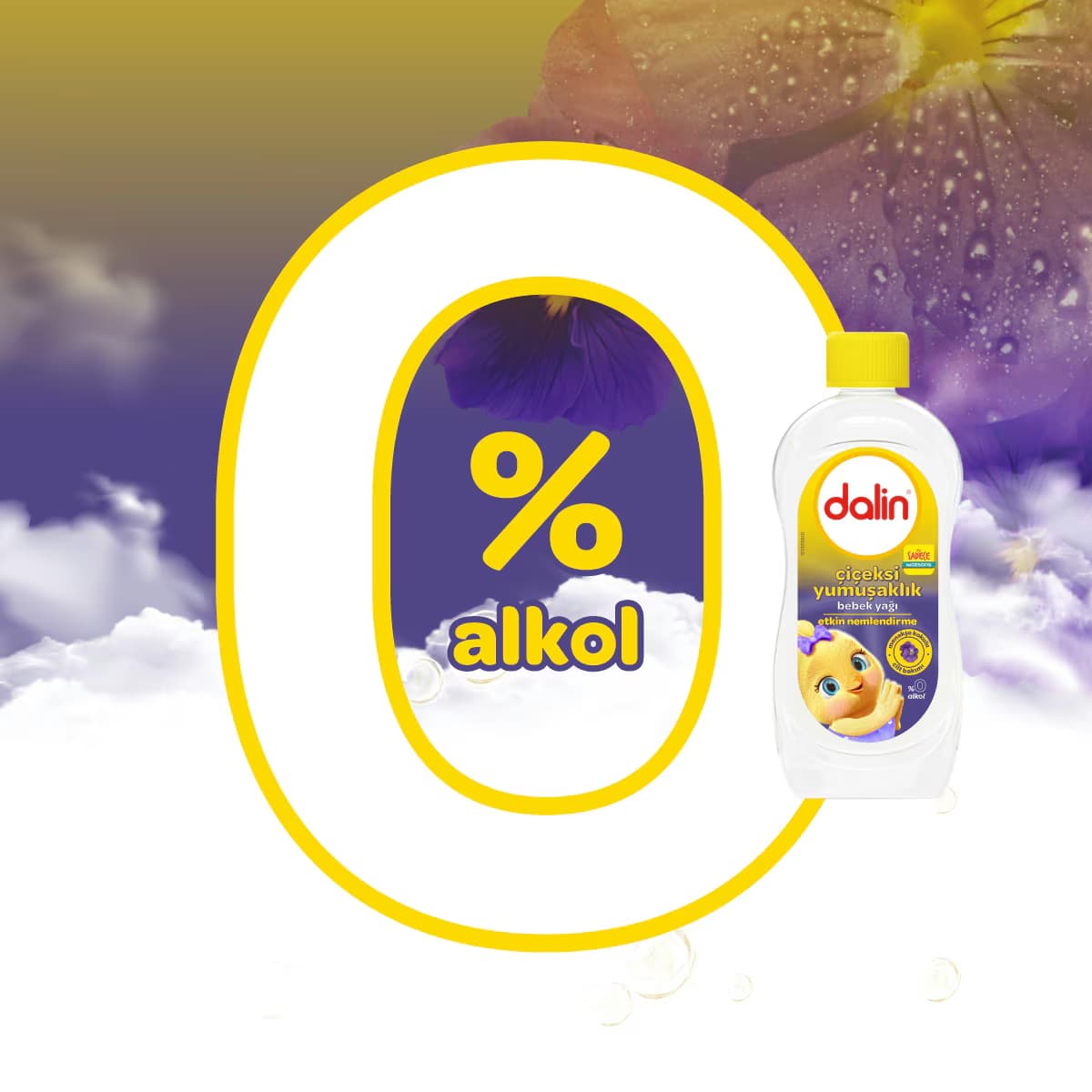 Dalin Bebek Yağı Çiçeksi Yumuşaklık 300 ml 3