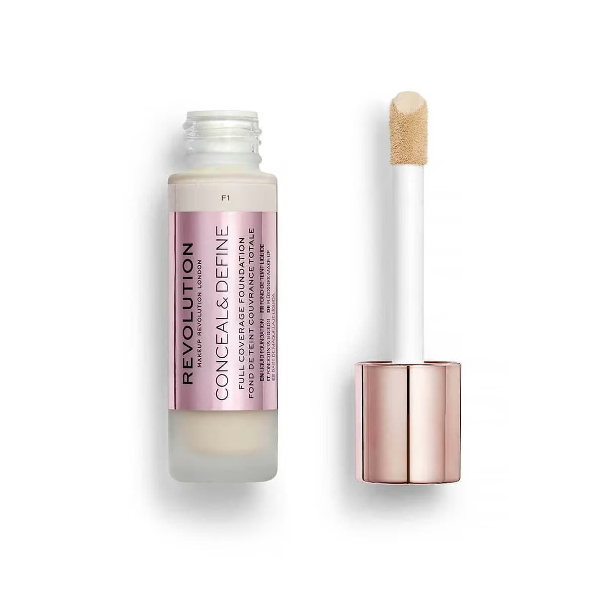 Revolution Conceal & Define Fondöten F1 2
