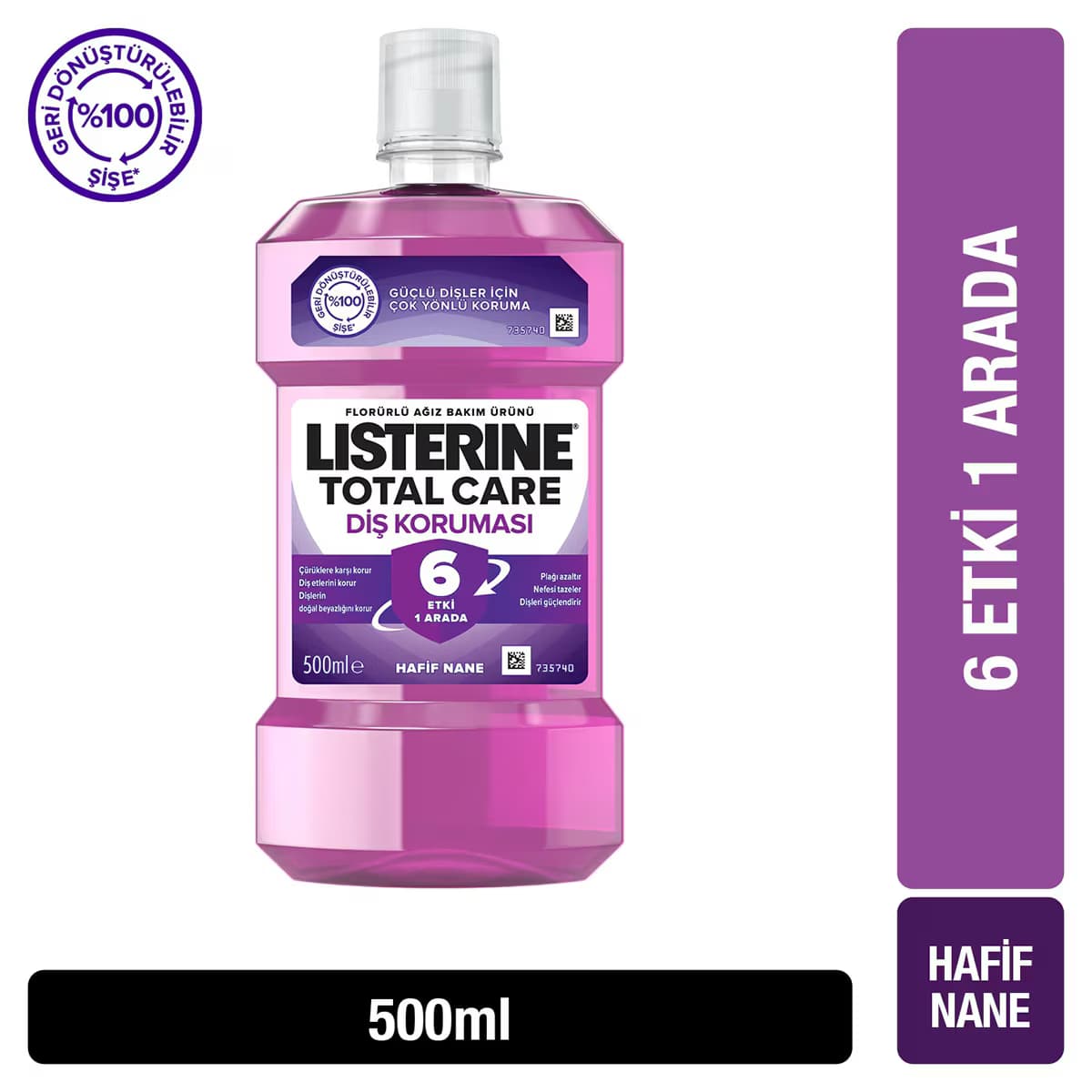 Listerine 6 Etki 1 Arada Ağız Suyu 500 ml 3