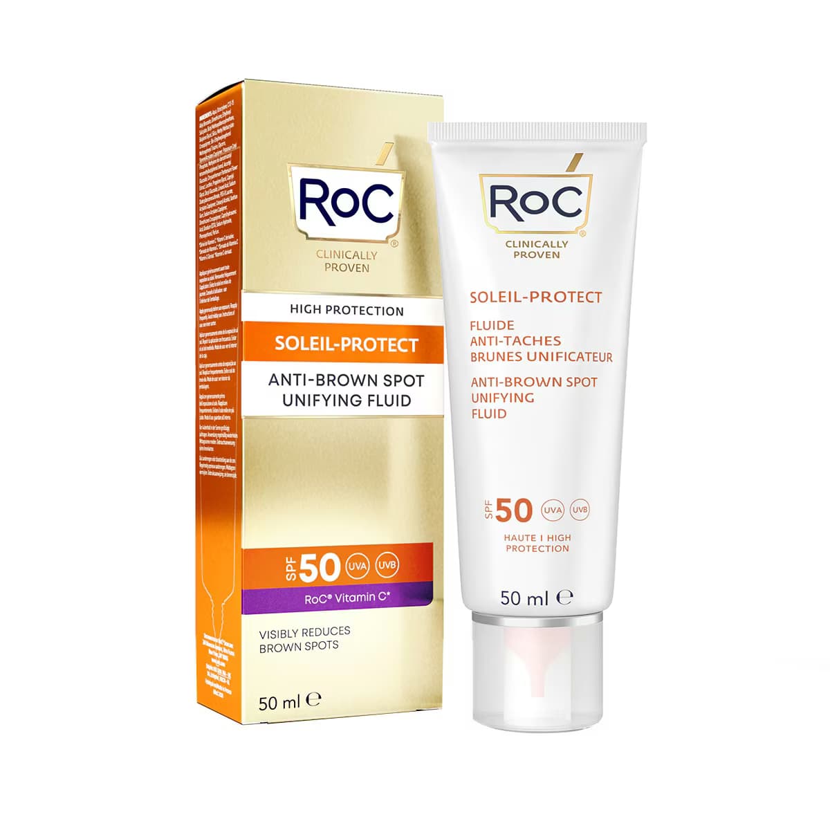 RoC Leke Karşıtı Yüz Güneş Kremi SPF 50 + 50 ml 2