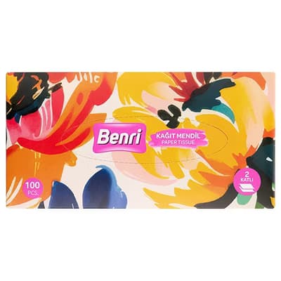 Benri Kutu Mendil 100'lü - Gratis