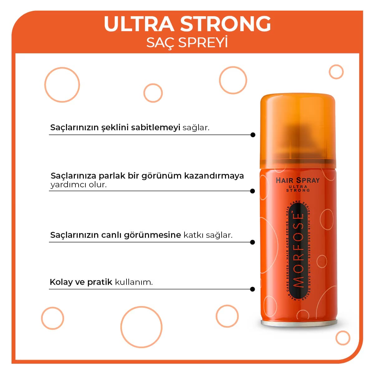 Morfose Ultra Strong Saç Spreyi 75 ml 3
