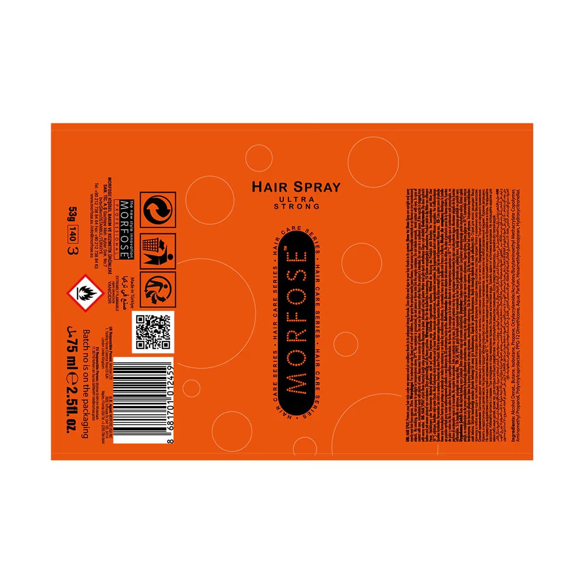 Morfose Ultra Strong Saç Spreyi 75 ml 5