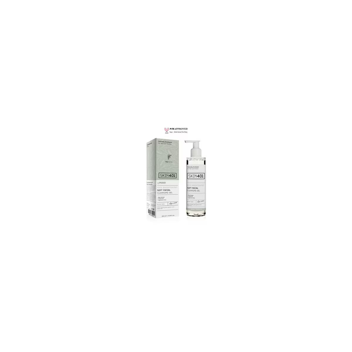 Skin401 Pirinç Özü Yüz Temizleme Jeli 200 ml 5