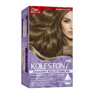 Wella Koleston Kit Saç Boyası Küllü Kumral 7/1