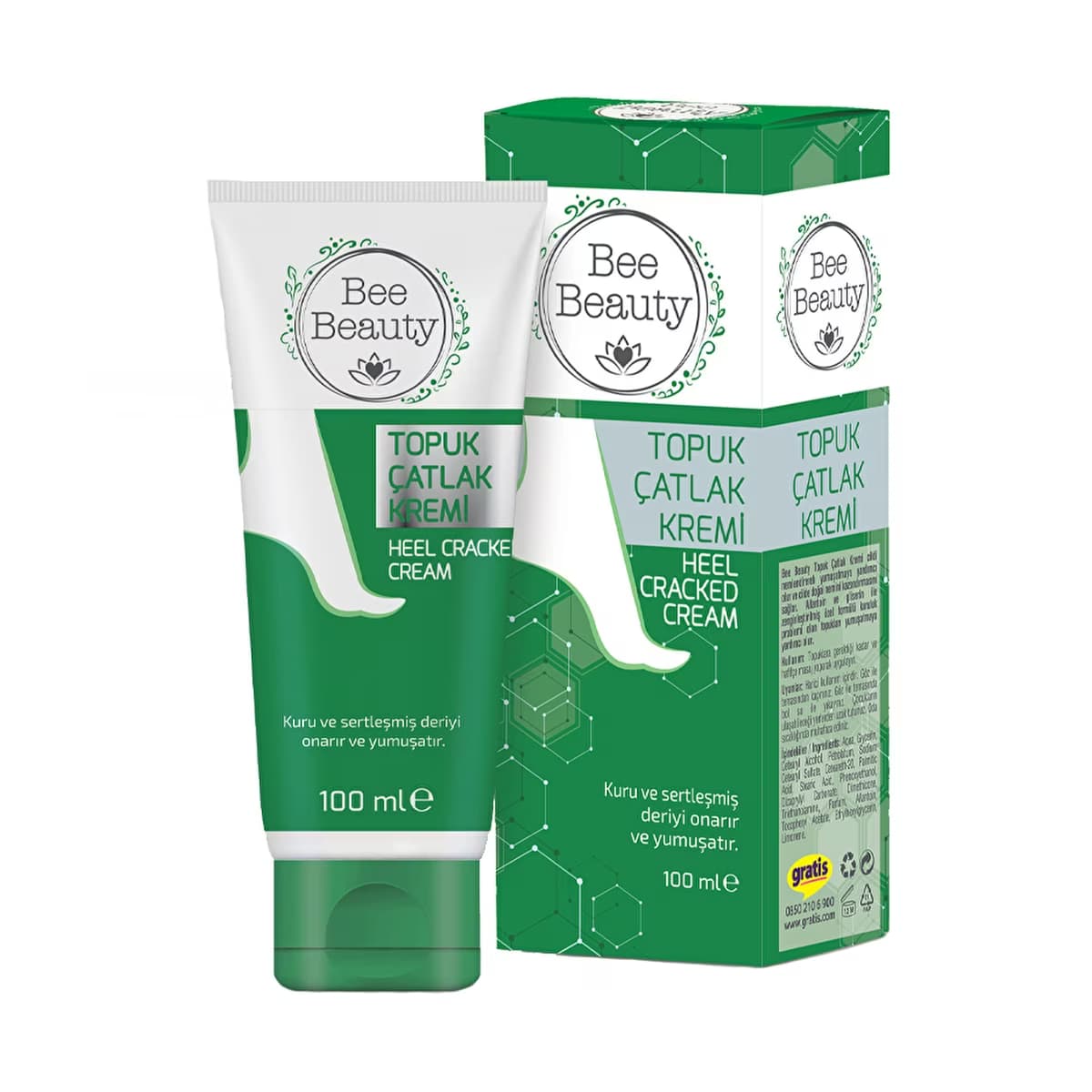 Bee Beauty Topuk Çatlak Kremi 100 ml - Gratis