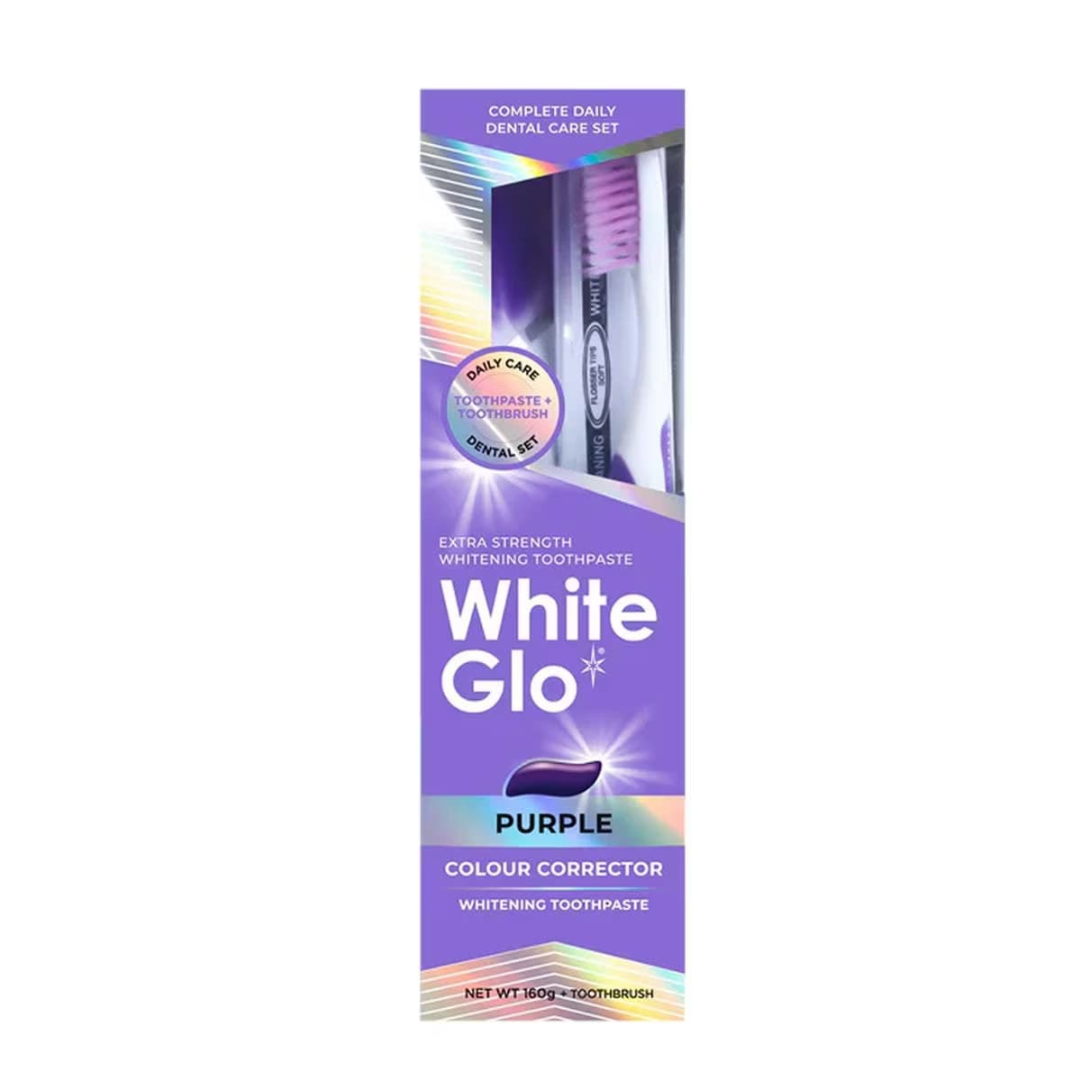 White Glo Sarı Leke Karşıtı Mor Diş Macunu 2