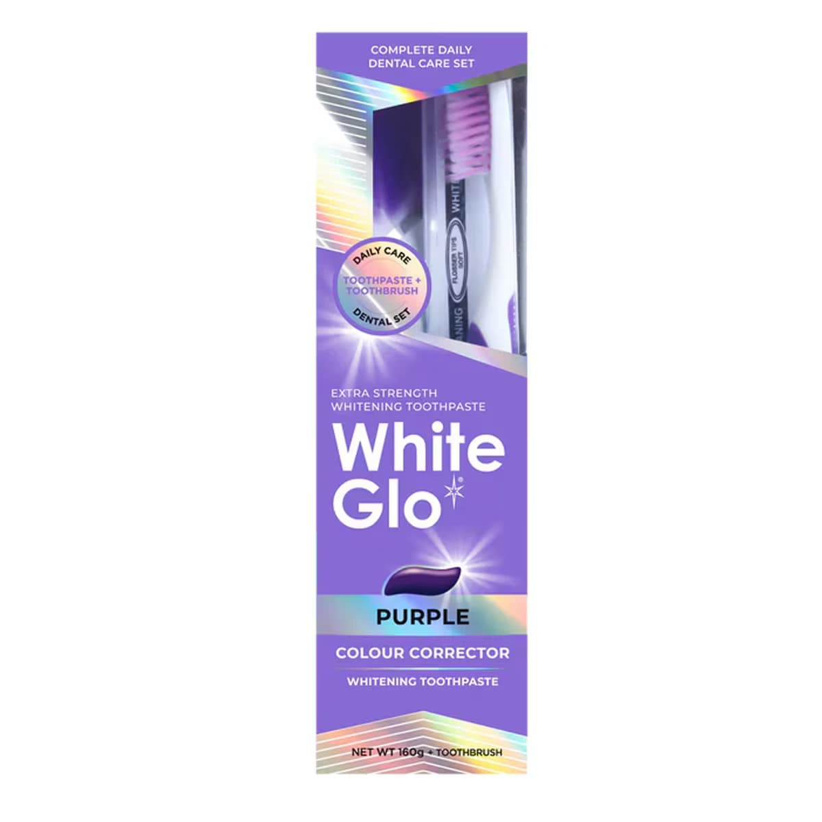 White Glo Sarı Leke Karşıtı Mor Diş Macunu 3