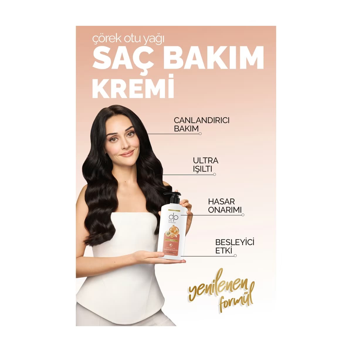 Dp Saç Bakım Kremi Çörek Otu Yağı 400 ml - Gratis 4