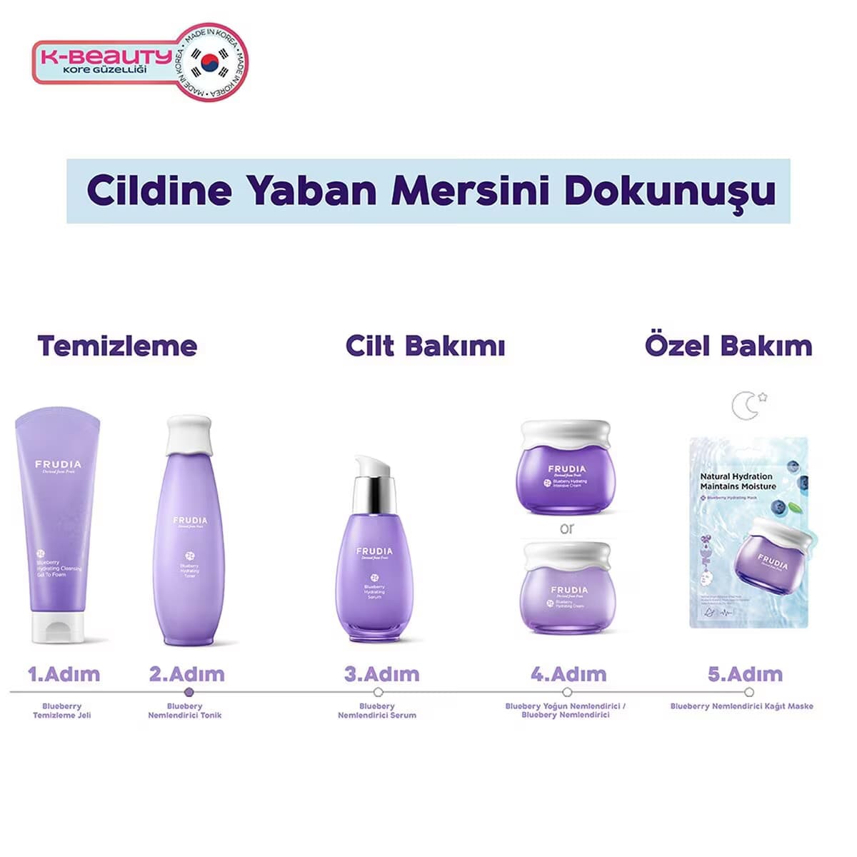 Frudia Blueberry Nemlendirici Tonik 195 ml 3