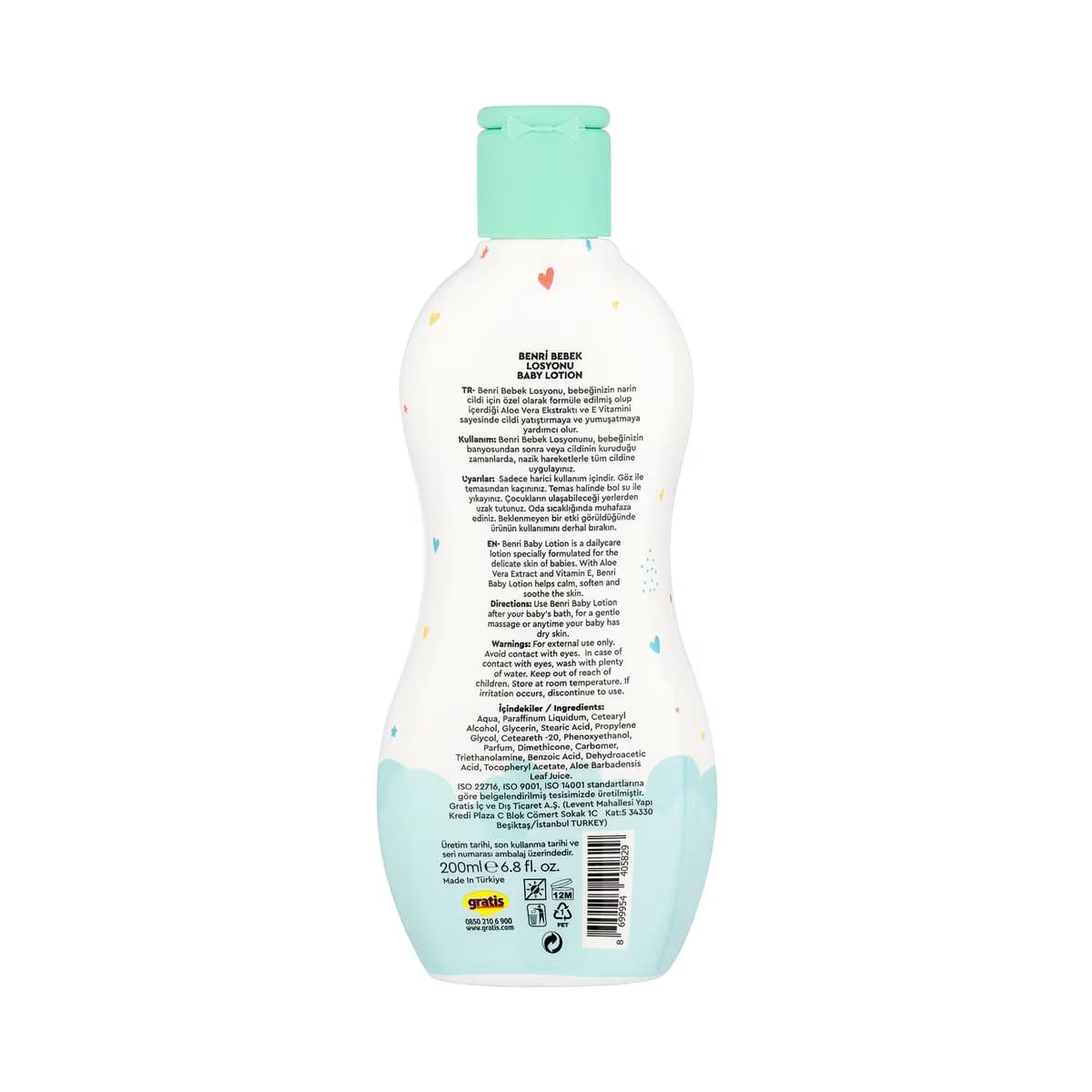 Benri Bebek Losyonu 200 ml - Gratis 2