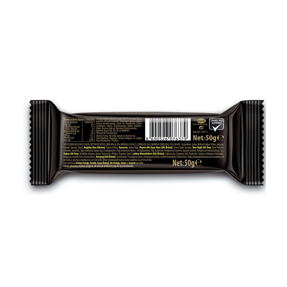 Eti Browni Intense Çikolata 50 gr - Gratis 2