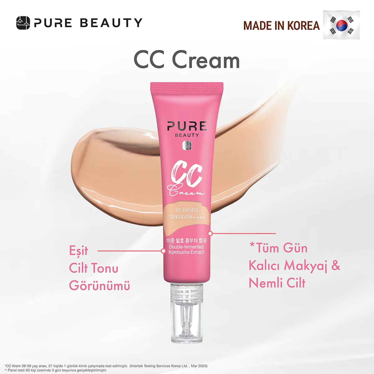 Pure Beauty CC Krem Spf50 Pa+++ Ivory 30 ml 4