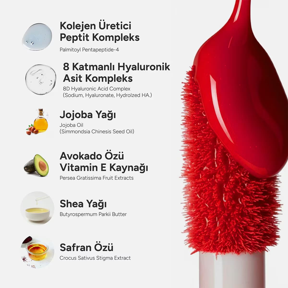 La Faé Lip Peptide Gloss Cherry Swirl 2