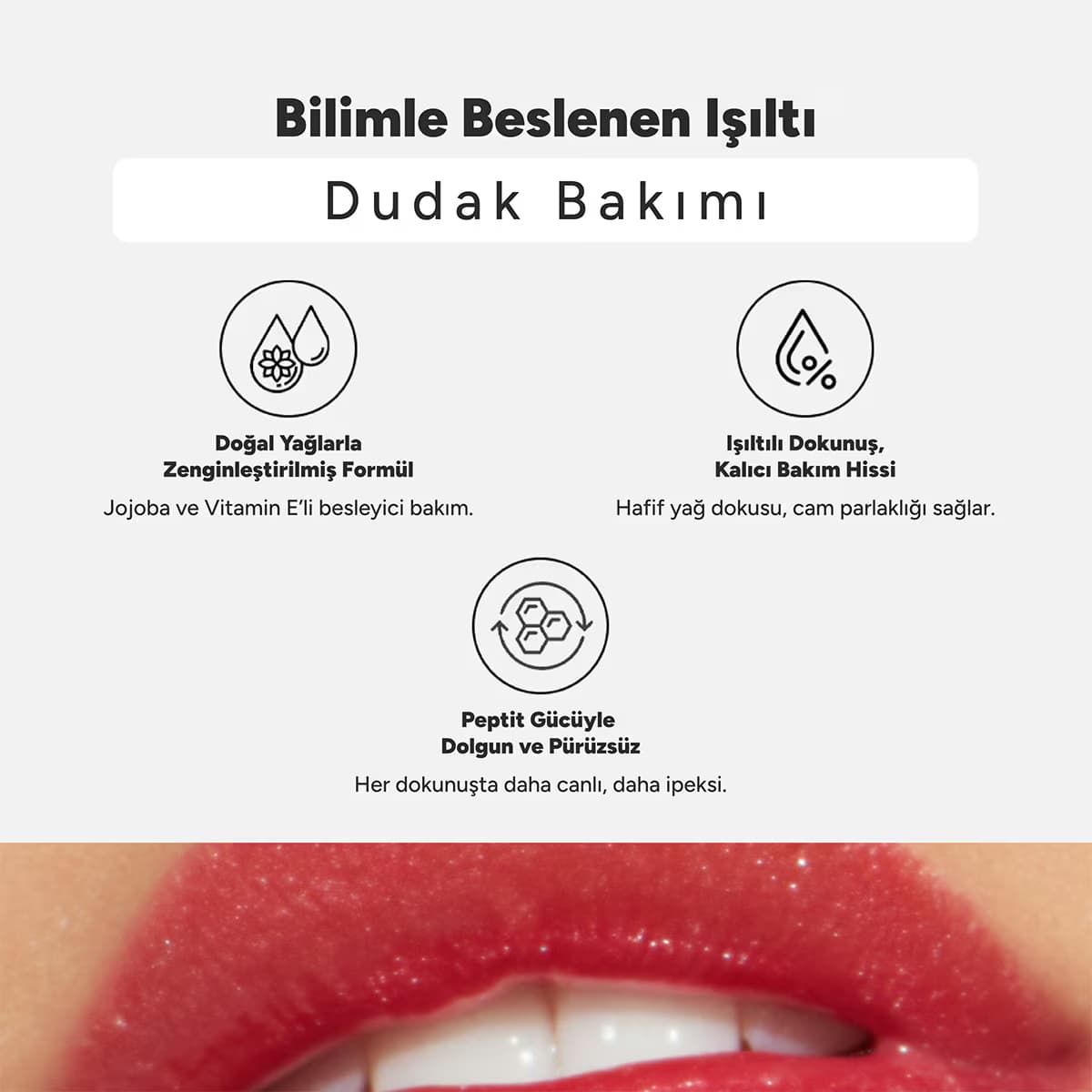 La Faé Lip Peptide Gloss Cherry Swirl 4