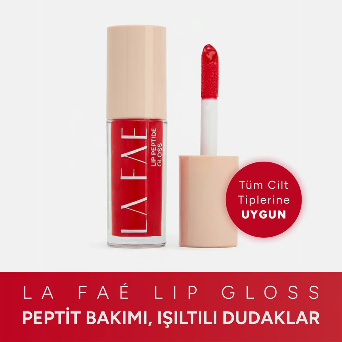 La Faé Lip Peptide Gloss Cherry Swirl