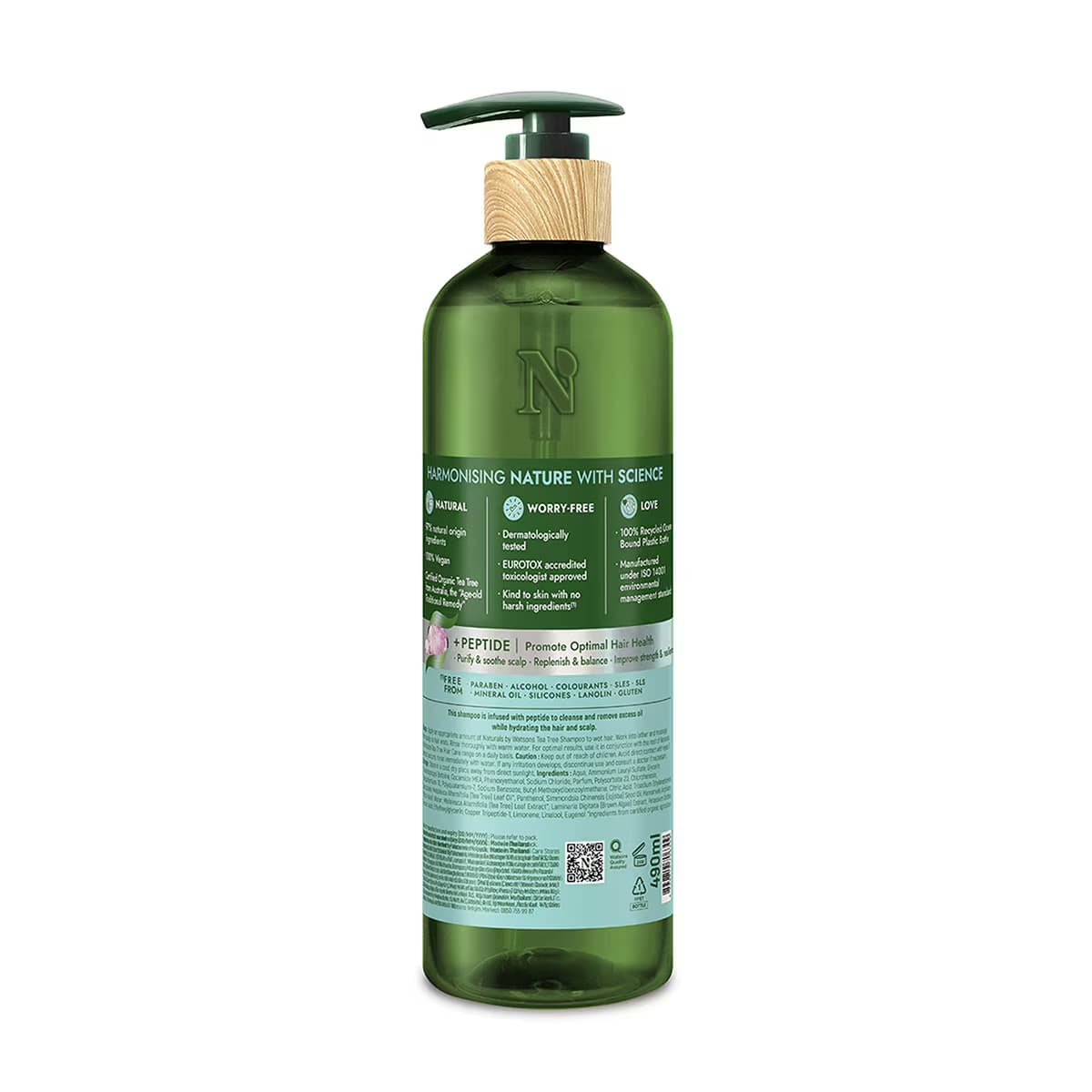 Naturals By Watsons Tea Tree Şampuan 490 ml 2