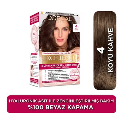 L'Oreal Paris Excellence Kahve Saç Boyası 4