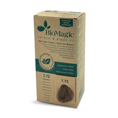 Biomagic Saç Boyası Küllü Kumral No: 7.72