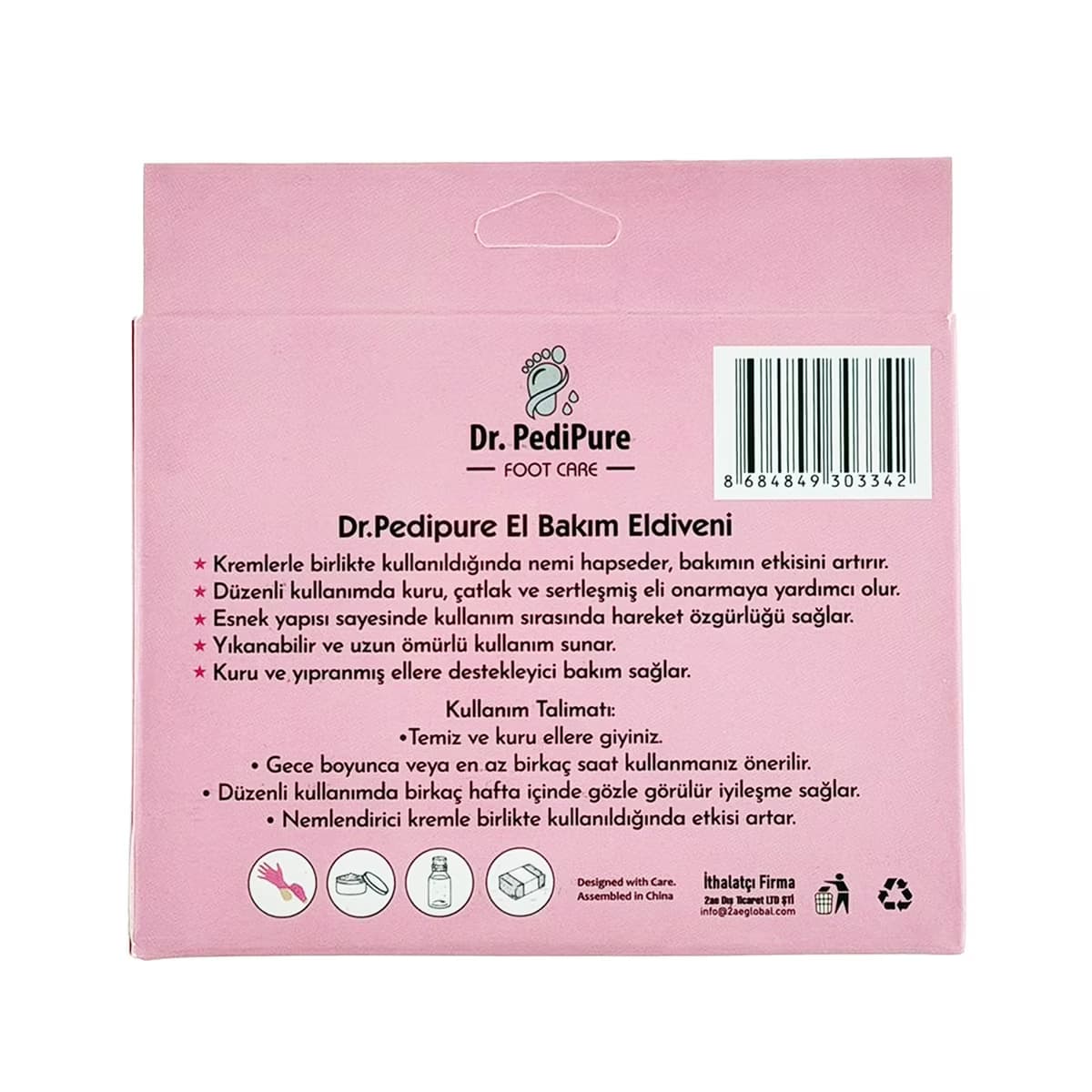 Dr. PediPure El Bakım Eldiveni - Gratis 2