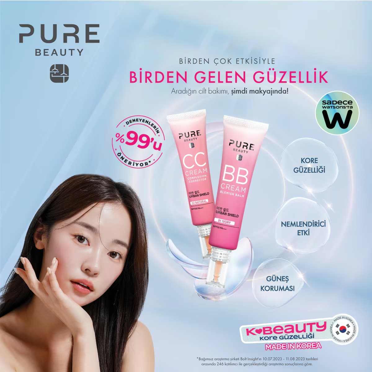 Pure Beauty CC Krem Spf50 Pa+++ Natural 30 ml 2