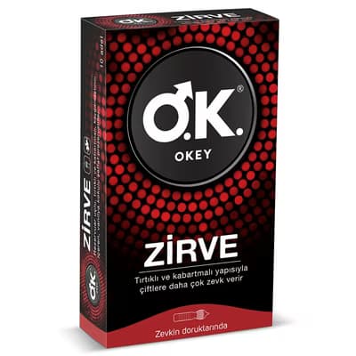 Okey Zirve Prezervatif 10'lu - Gratis