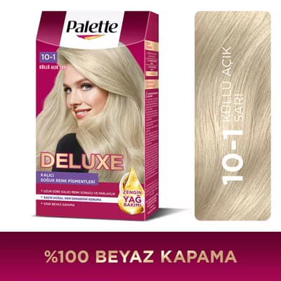Palette Deluxe Saç Boyası 10-1 Küllü Açık Sarı