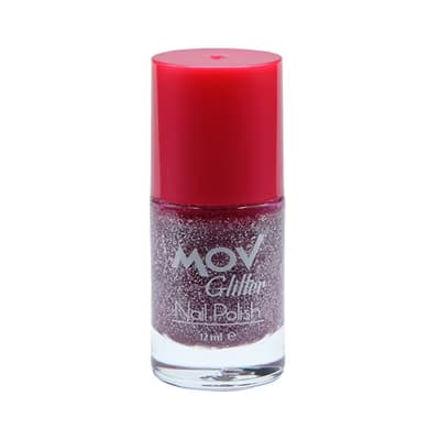 Mov Glitter Oje No:11 - Gratis