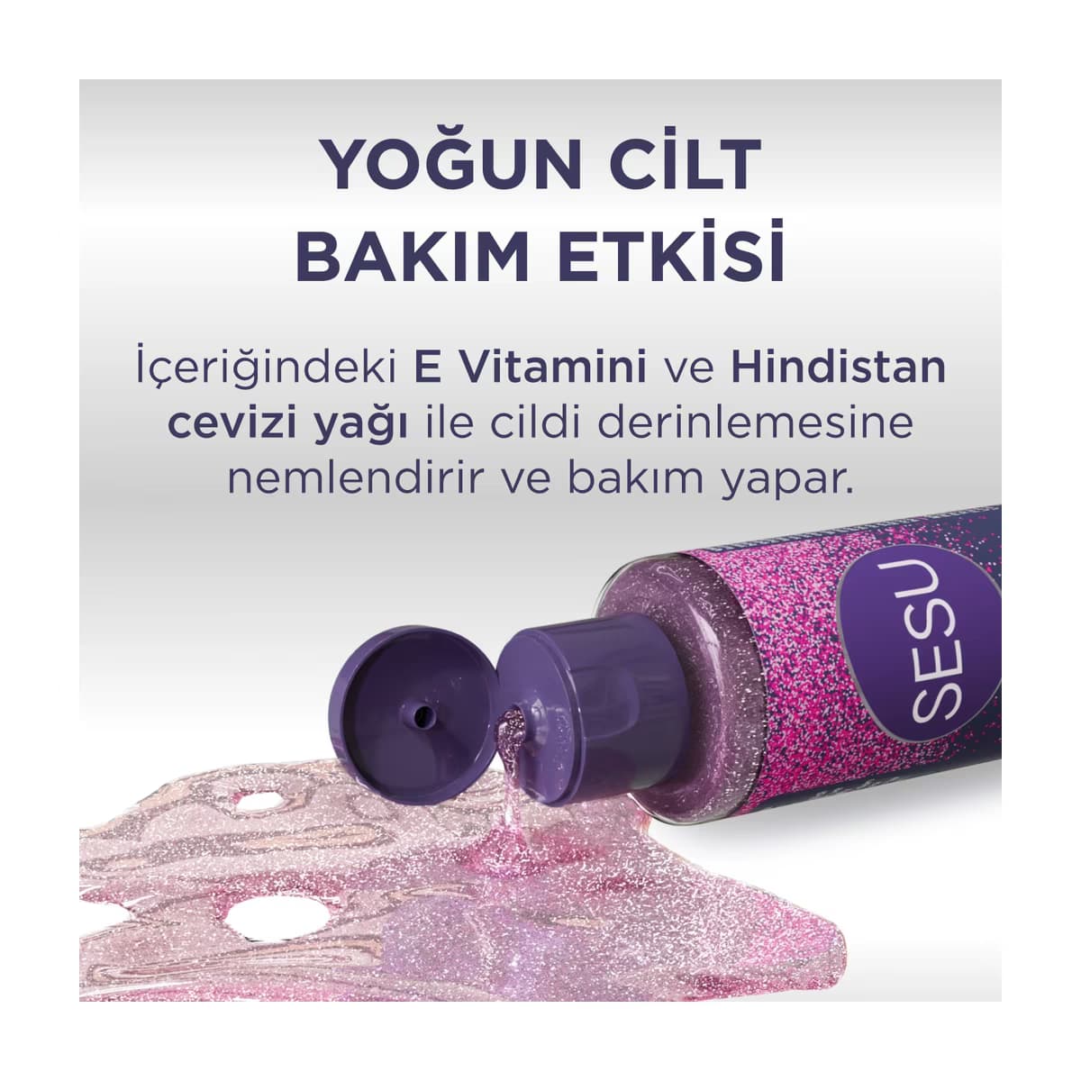 Sesu Simli Vücut Yağı 150 ml - Gratis 2