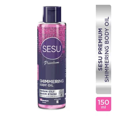 Sesu Simli Vücut Yağı 150 ml - Gratis