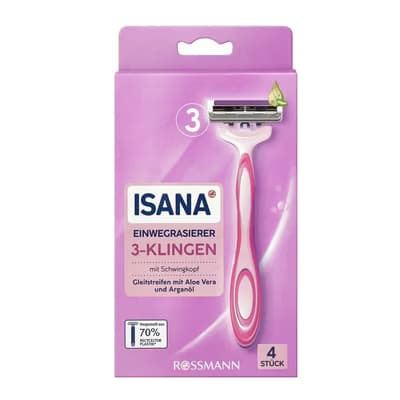 Isana Kullan At Tıraş Bıçağı 3 Bıçaklı 4'lü