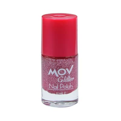 Mov Glitter Oje No:12 - Gratis