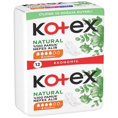 Kotex Natural Ped Ultra Double Normal 12'li