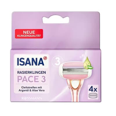 Isana Yedek Tıraş Bıçağı 3 Bıçaklı 4'lü