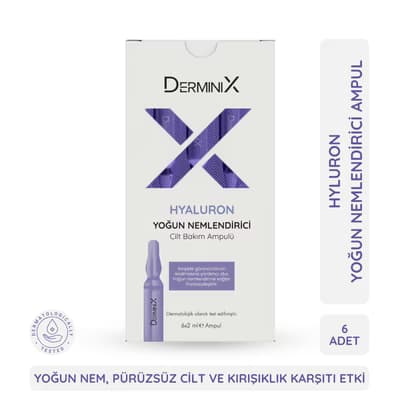 Derminix Cilt Bakım Ampulü Hyaluron 6 Adet