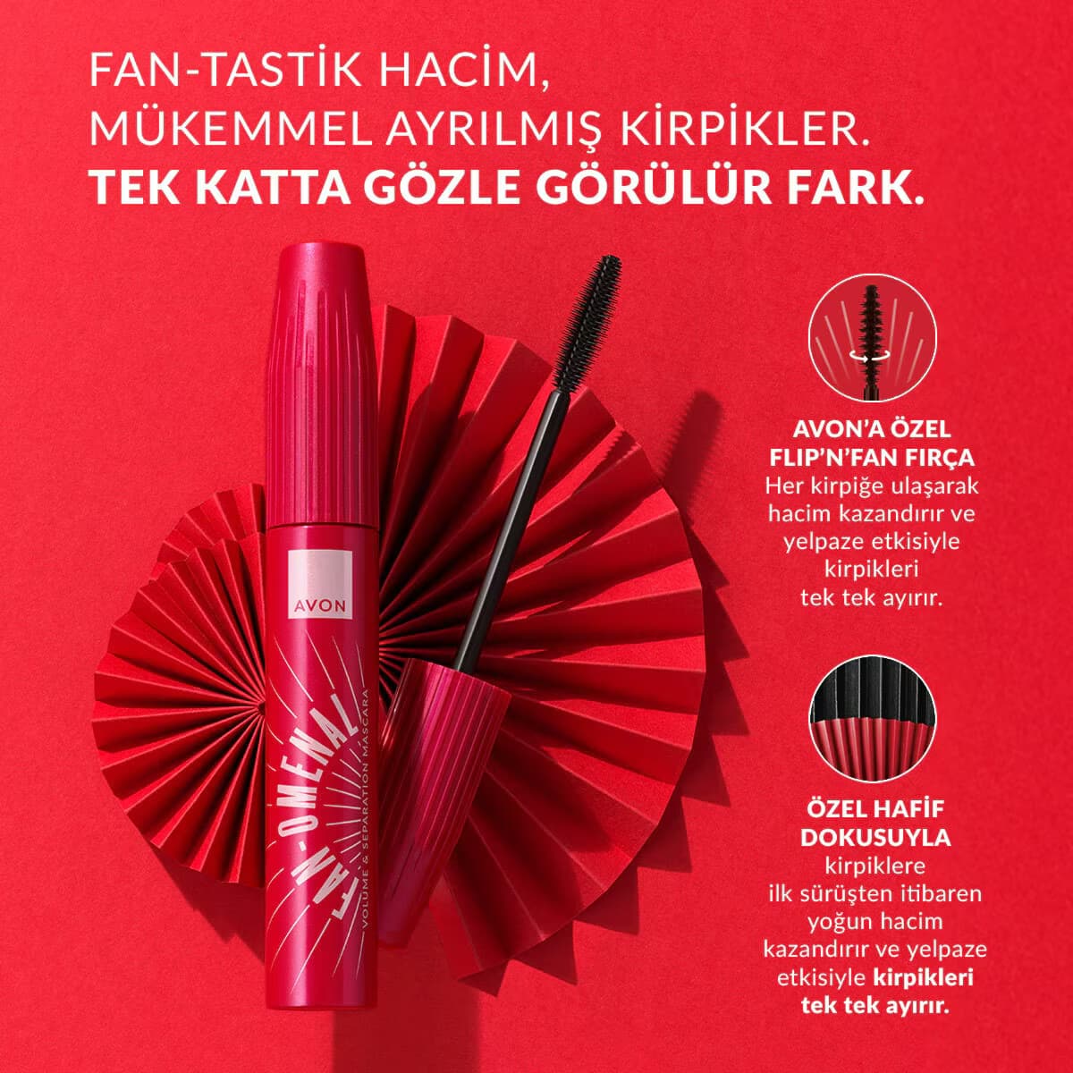 Avon Fan-Omenal Hacim Veren Maskara 3