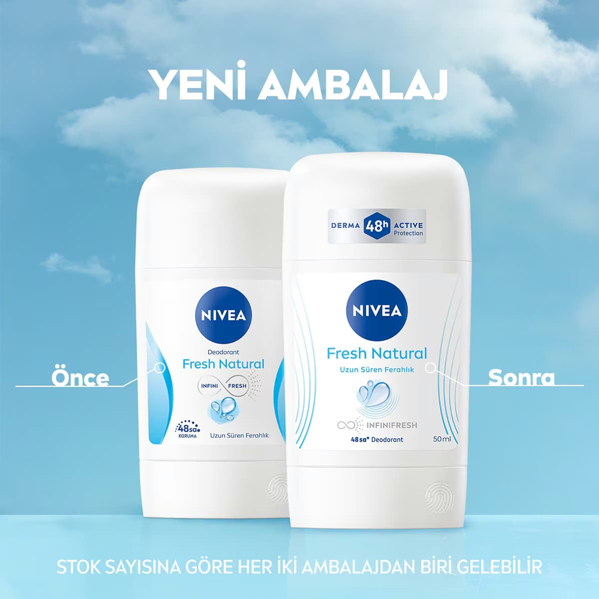 Nivea Fresh Natural Stick 50 ml 2