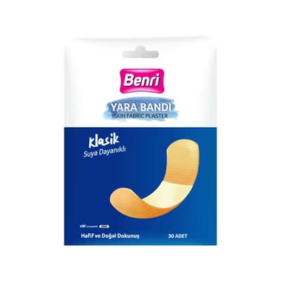 Benri Klasik Yara Bandı 30'lu - Gratis