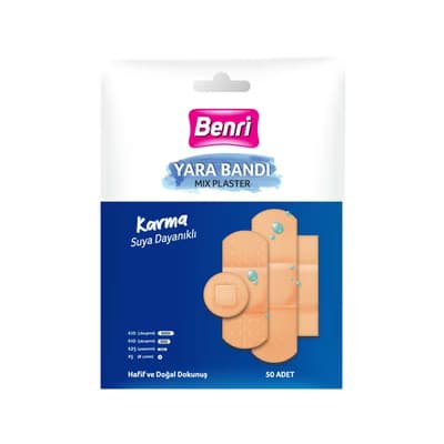 Benri Karma Yara Bandı 50'li - Gratis