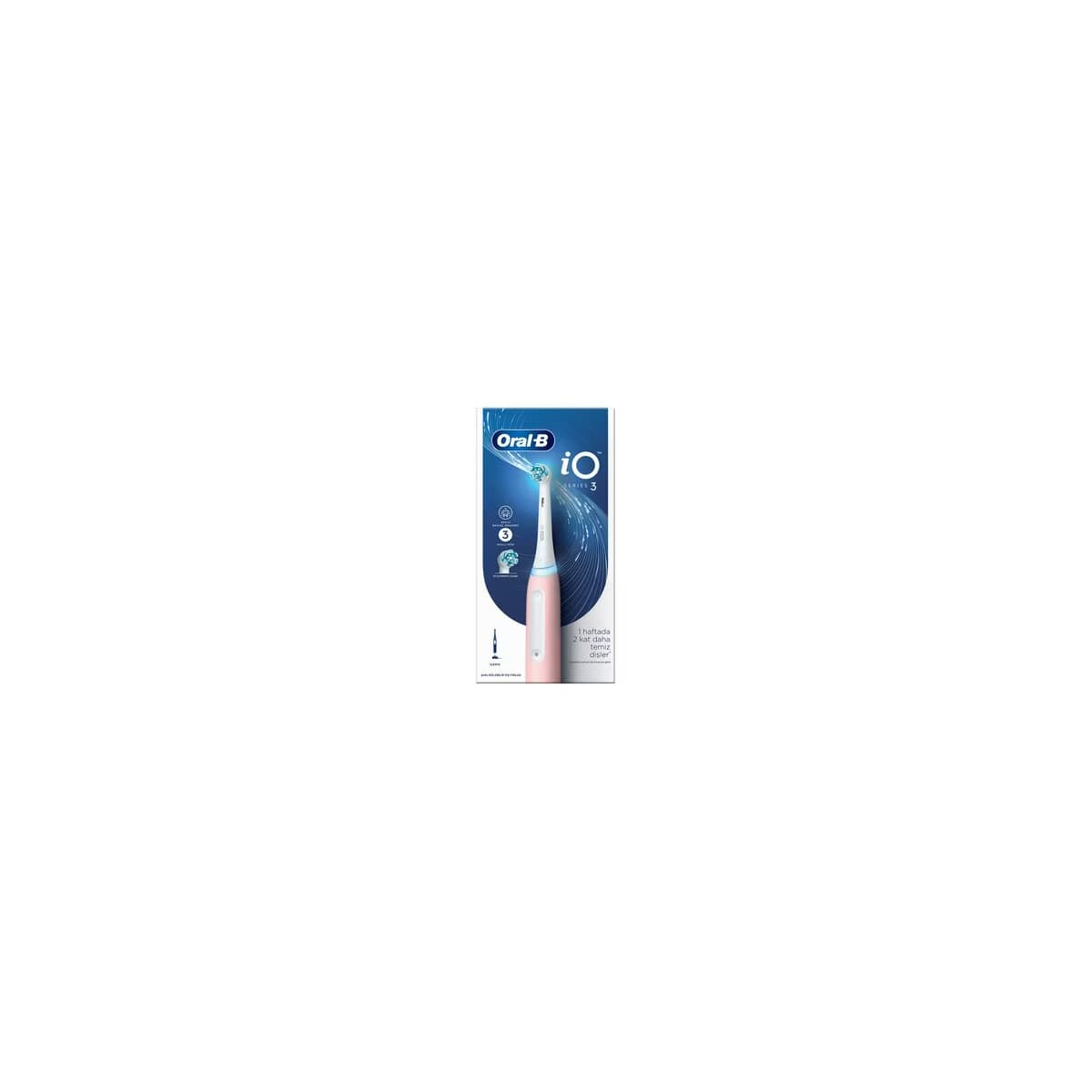 Oral-B iO3 Şarjlı Diş Fırçası-Pembe 3