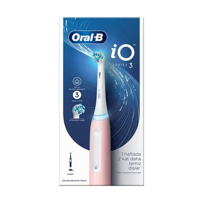 Oral-B iO3 Şarjlı Diş Fırçası-Pembe