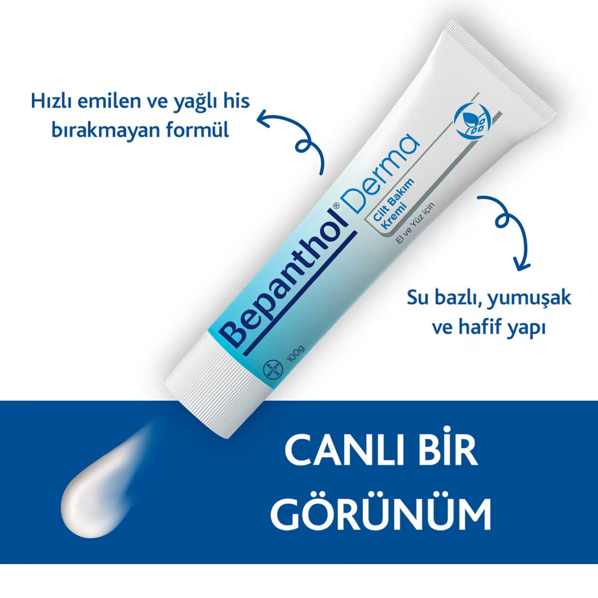 Bepanthol Cilt Bakım Kremi 100 gr 2
