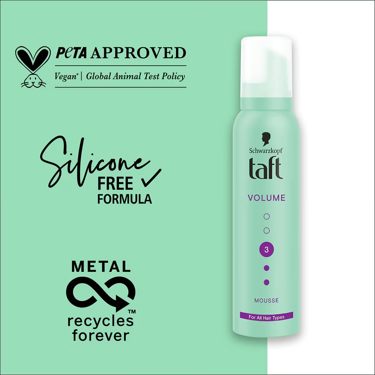 Taft Volume Köpük 150 ml 3